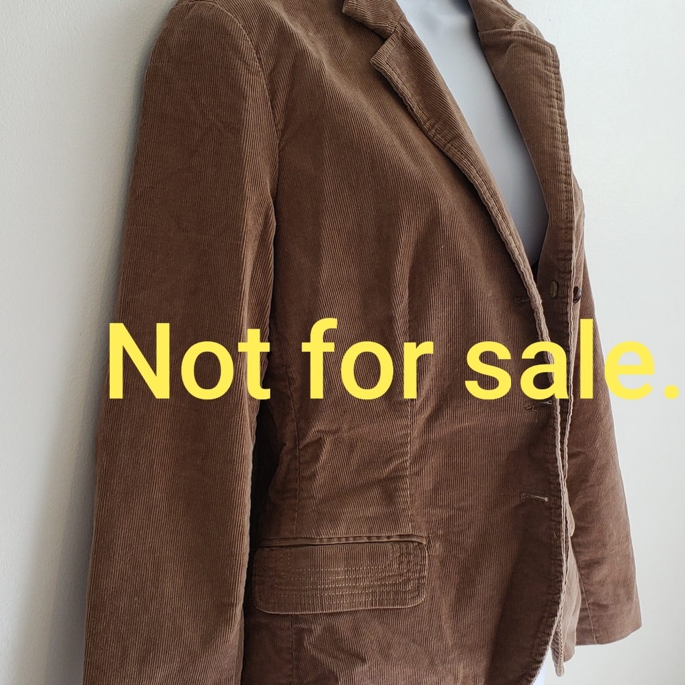 J.Crew Corduroy Blazer Size "S" New.